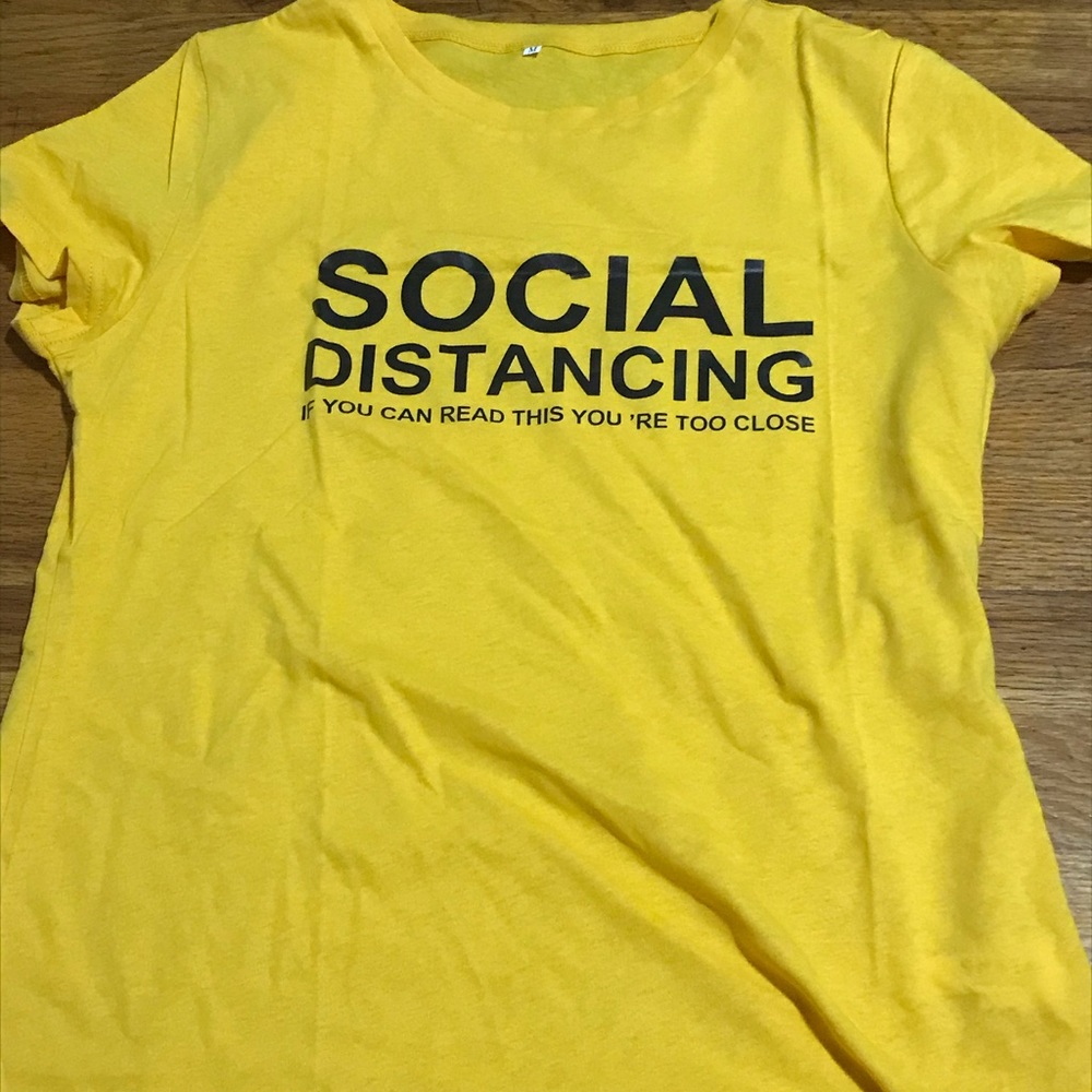Social distance shirt
